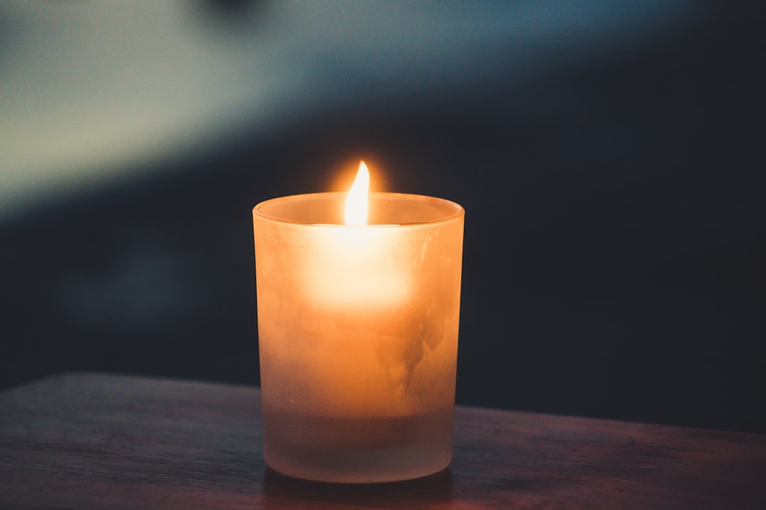 A candle to warm up a night in Bali